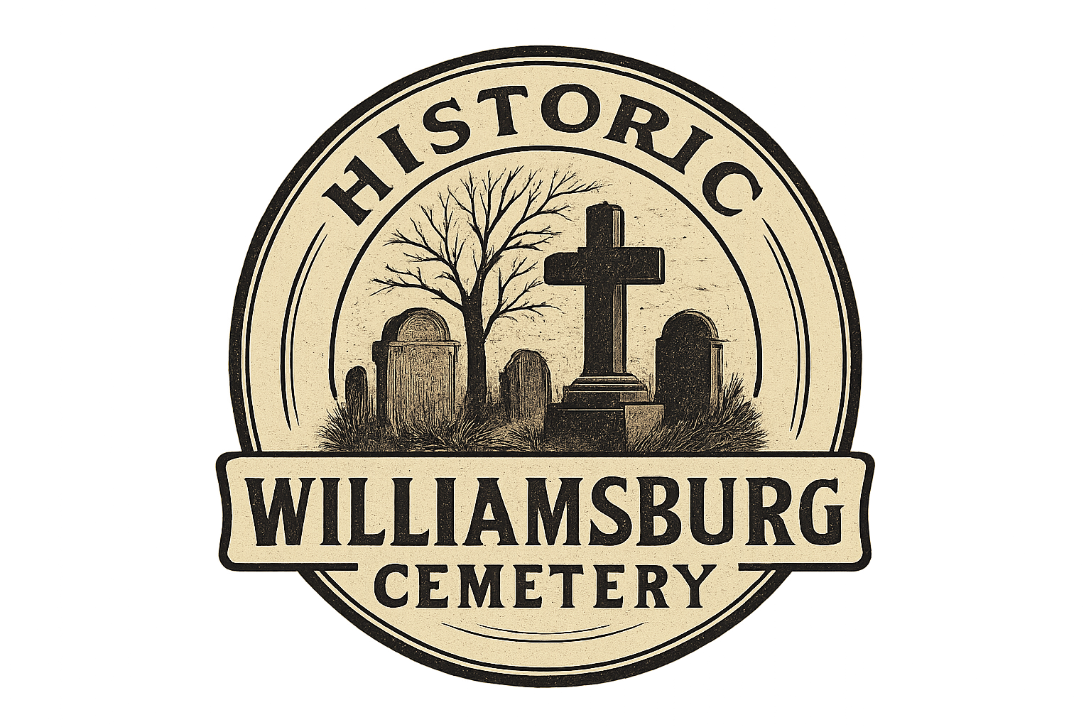 Historic Williamsburg Cemetery logo